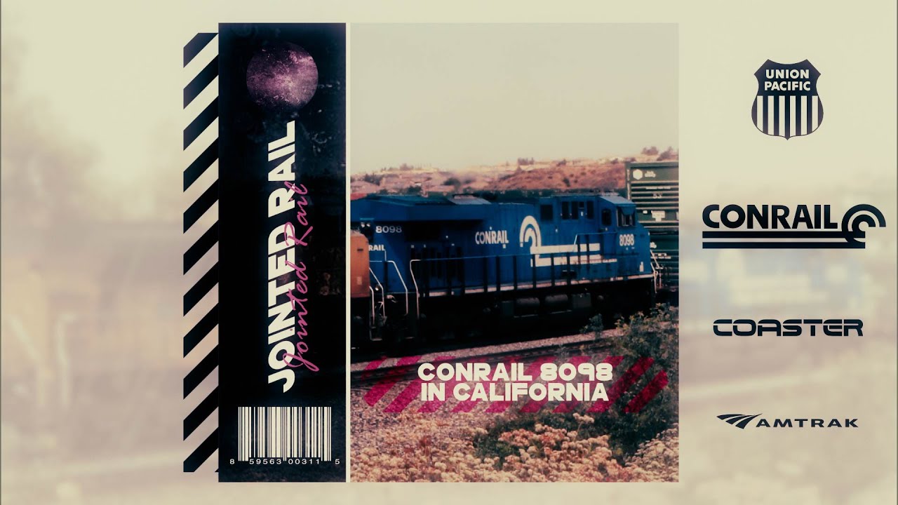 Chasing Conrail 8098, and an Amtrak Surfliner double set in Southern California.