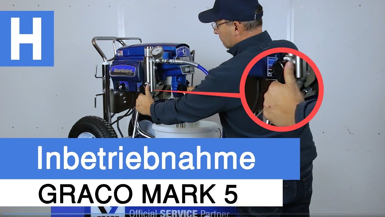 Graco Mark 5 Inbetriebnahme - Wie starte ich mein Airless Spritzger&auml;t? (2018)