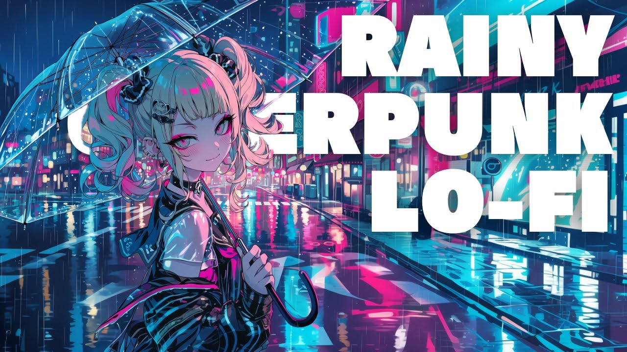 「雨降る夜のサイバーパンクビート」- Cyberpunk Lofi for a Rainy Dystopia : Neon Sanctuary