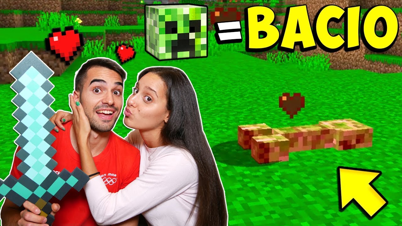 1 UCCISIONE = 1 BACIO con la MIA RAGAZZA - MINECRAFT CHALLENGE