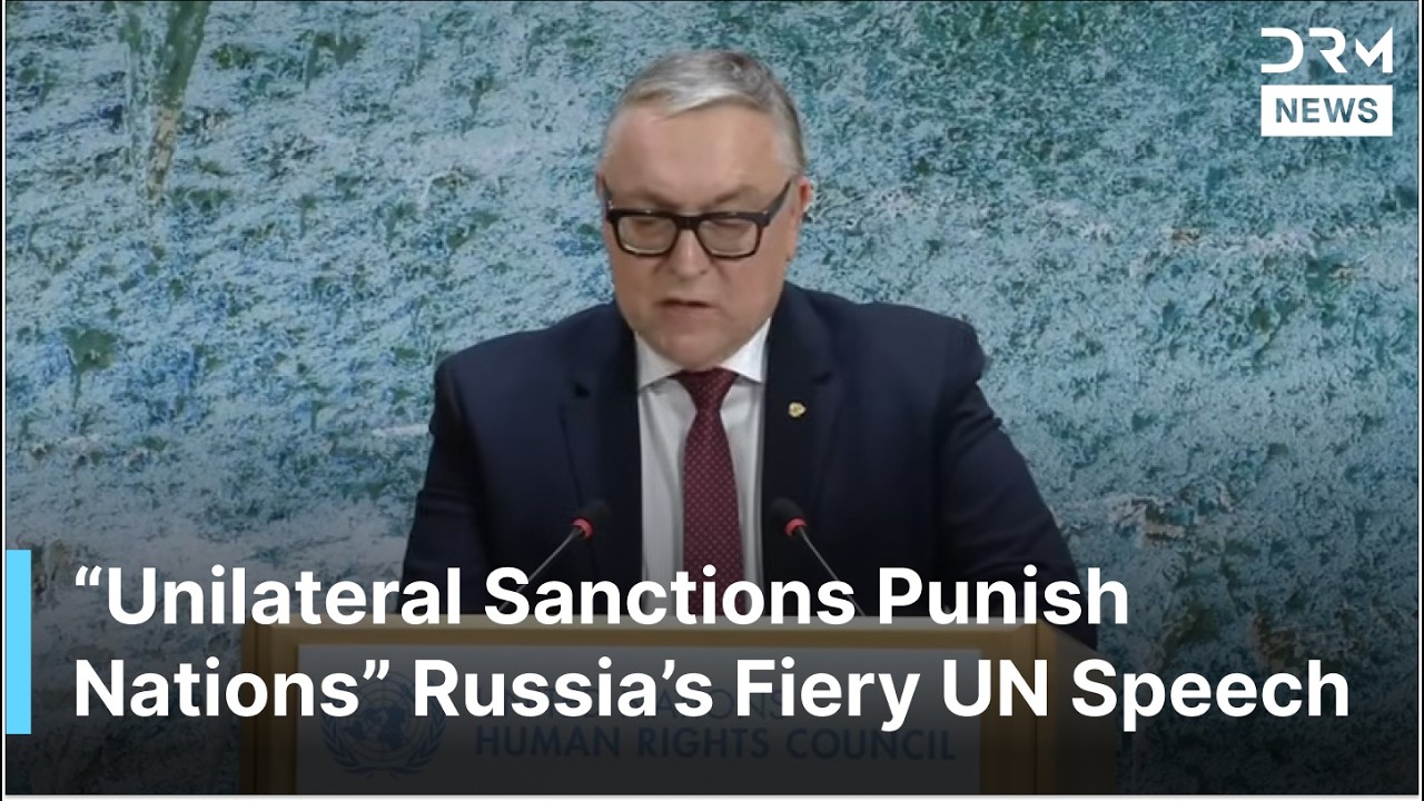 FULL SPEECH: Russia Slams Western Sanctions at UNHRC, Calls Them “Collective Punishment” | AC1G