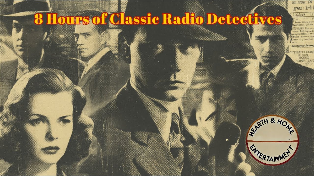 Echoes of the Mic: 8 Hours of Classic Radio Detectives | Ellery Queen, Johnny Dollar & More