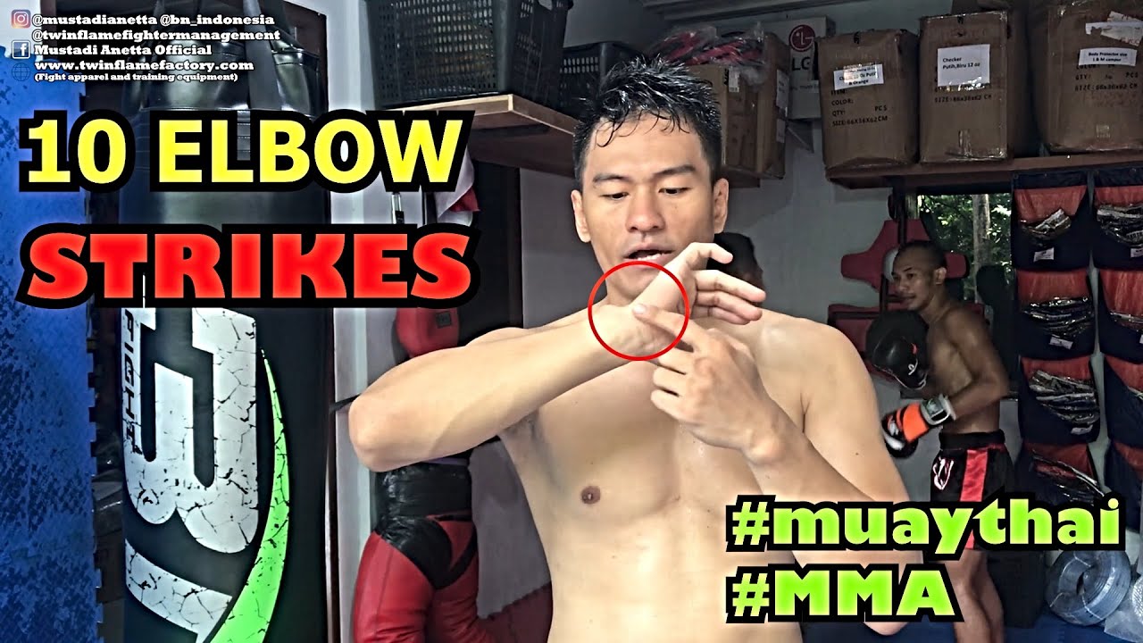 10 Elbow Strikes Variation #Muaythai #MMA #Elbowstrike