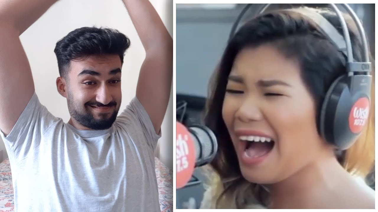ARAB GUY REACTS to KATRINA VELARDE - Go The Distance LIVE at Wish 107.5 Bus | SPEECHLESS !!!!!!!!!!