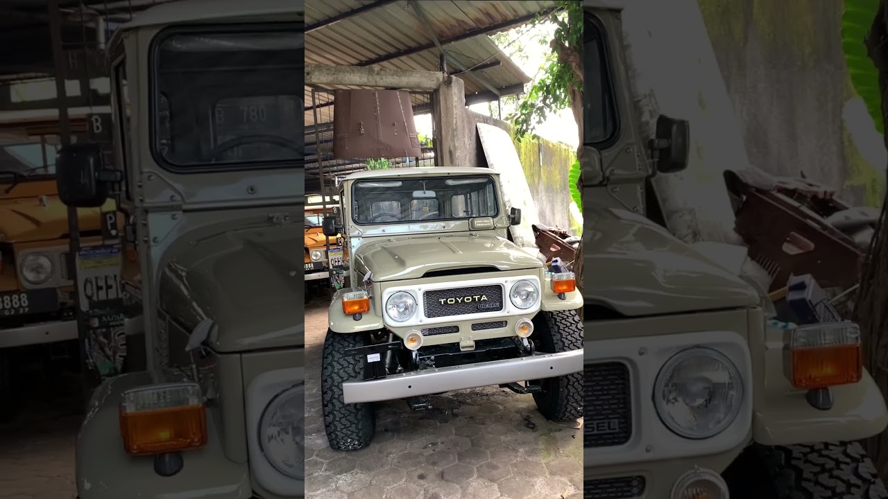 Bj 40 Hardtop Diesel yang hampir selesai di restorasi land cruiser semua j