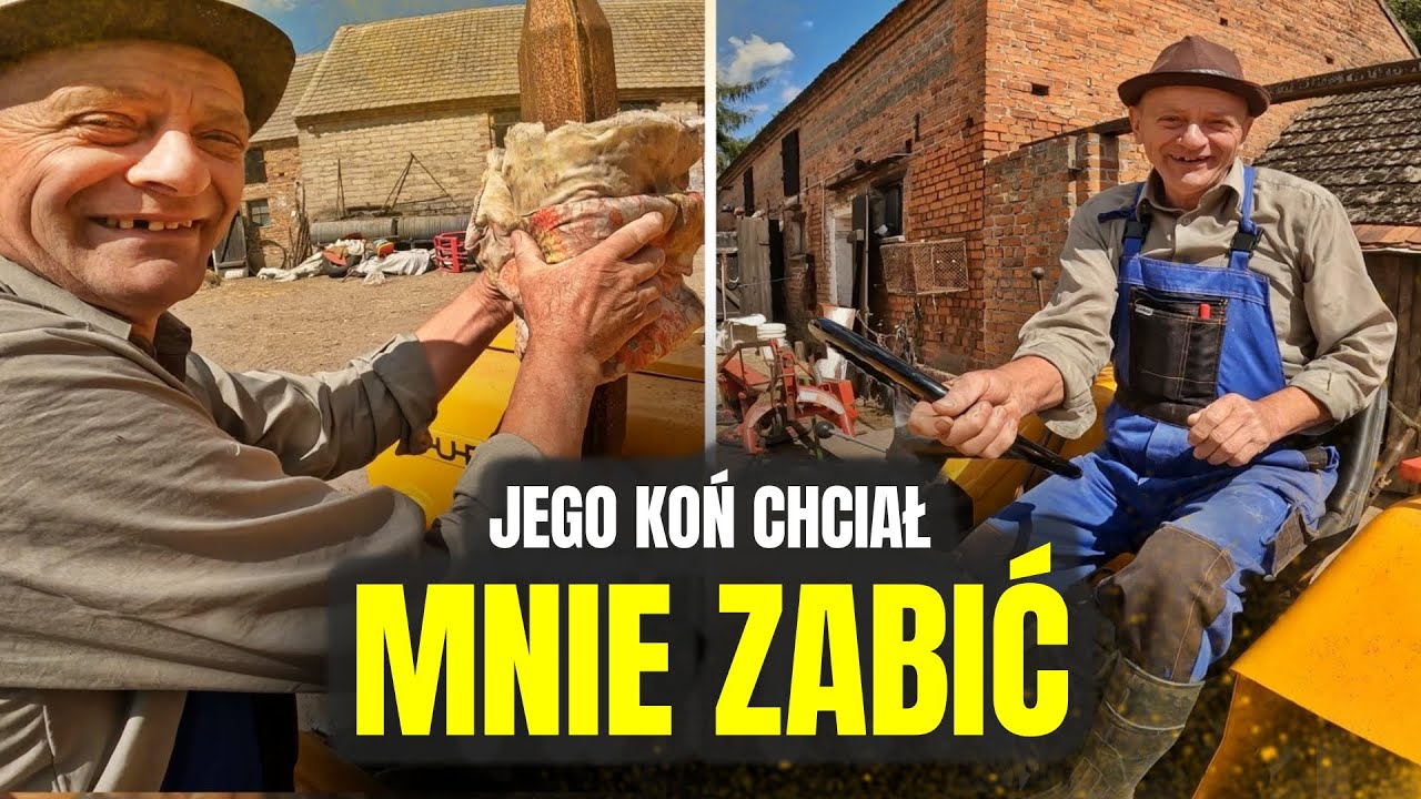 😡 KOŃ CHCIAŁ MNIE ZABIĆ 😡 dzień u Pana Józka ! jazda ciągnikiem | MOJE MINI ZOO / odc. 720