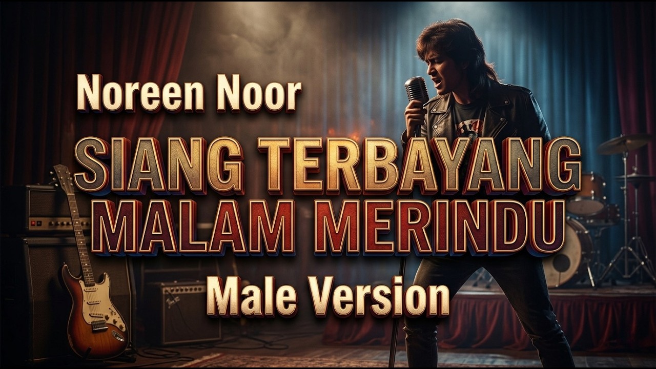 Siang Terbayang Malam Merindu - Noreen Noor (Male Cover) | Lagu Slow Rock Nostalgia by LoveTunesID