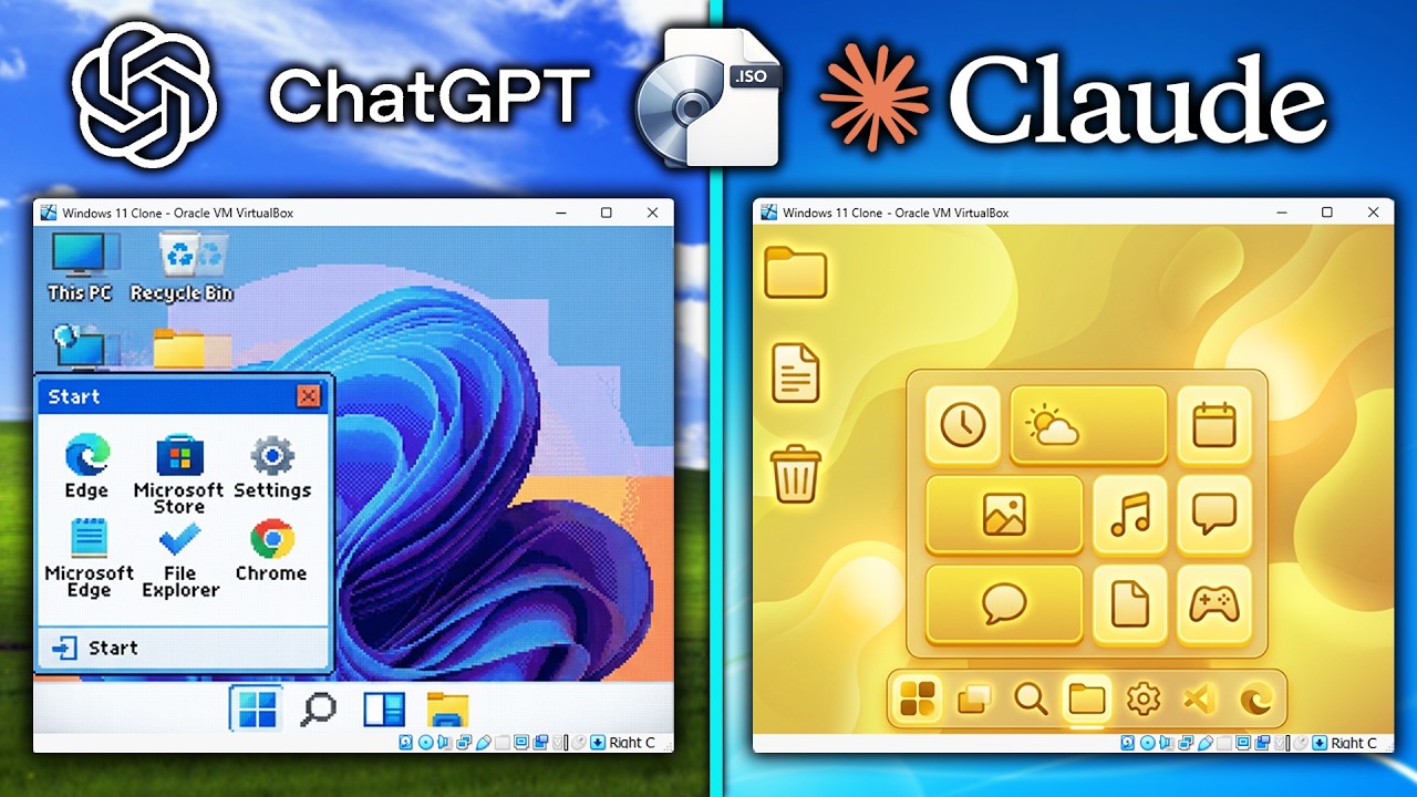 ChatGPT 5.5 против Claude Opus 4.7 Remake для Windows 11
