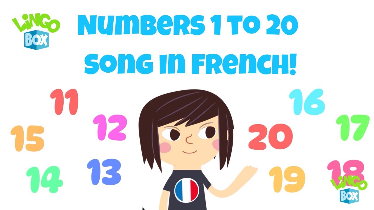 French Numbers Song 🔢 1&ndash;20 | Les chiffres | Learn Elementary French with Lingobox | Free Trial