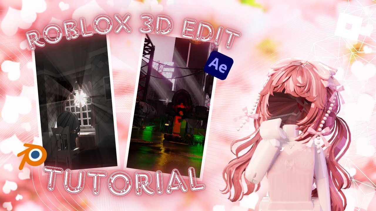 Roblox 3D edit tutorial using Blender and After Effects 2024!?