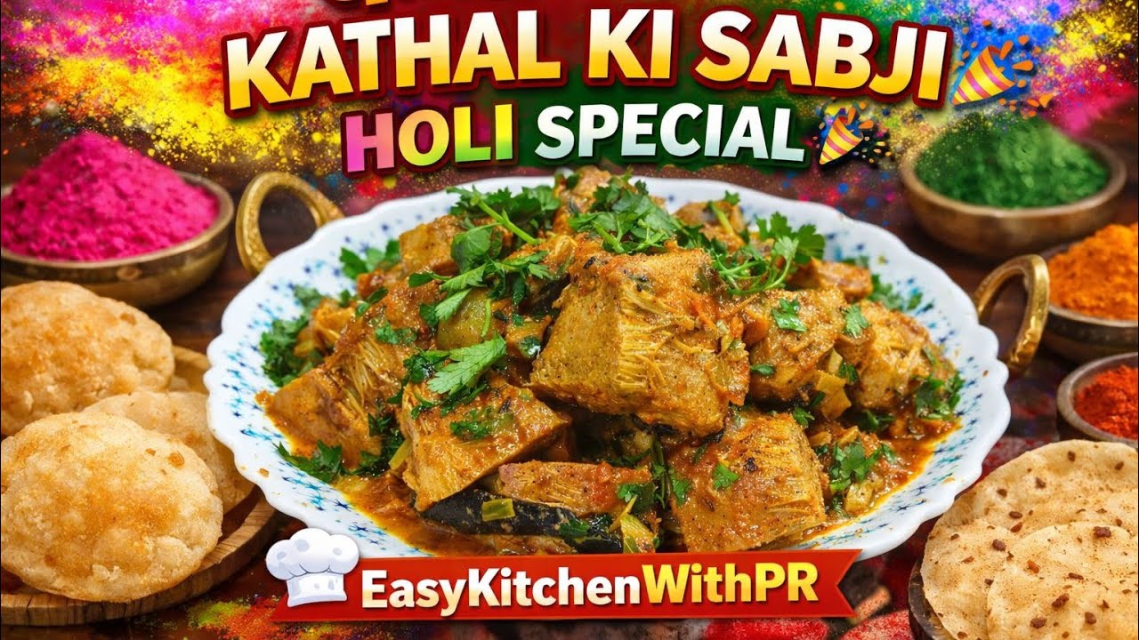 Holi Par Banaye Ye Special Kathal Ki Sabji 😋 | Full Recipe | EasyKitchenWithPR