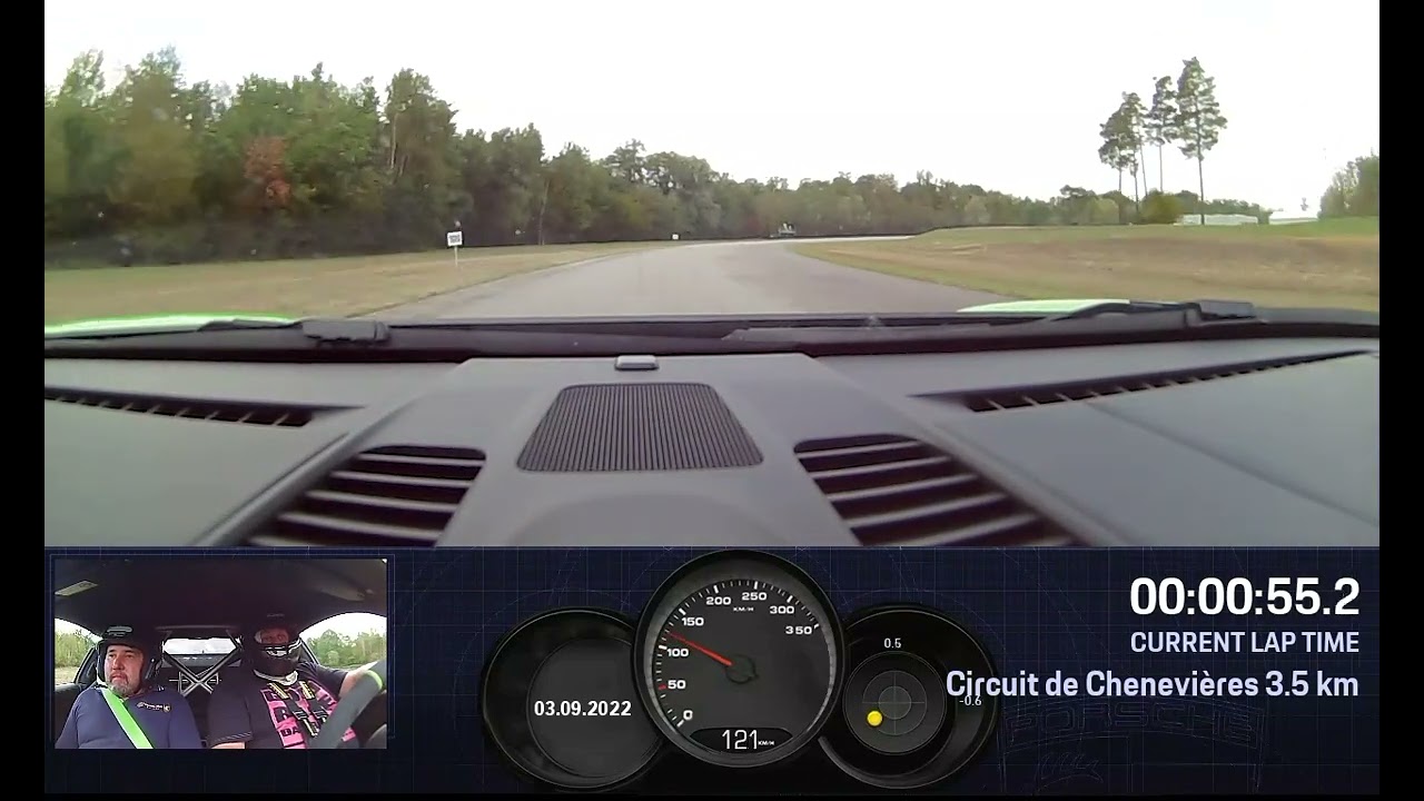 RN #1 Onboard video Circuit de Chenevières 3.5 km, GT3RS, 01:50.128