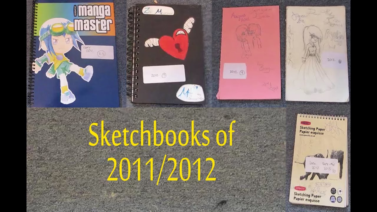 My Old Sketchbooks || 2011/2012 (Age 14/15)