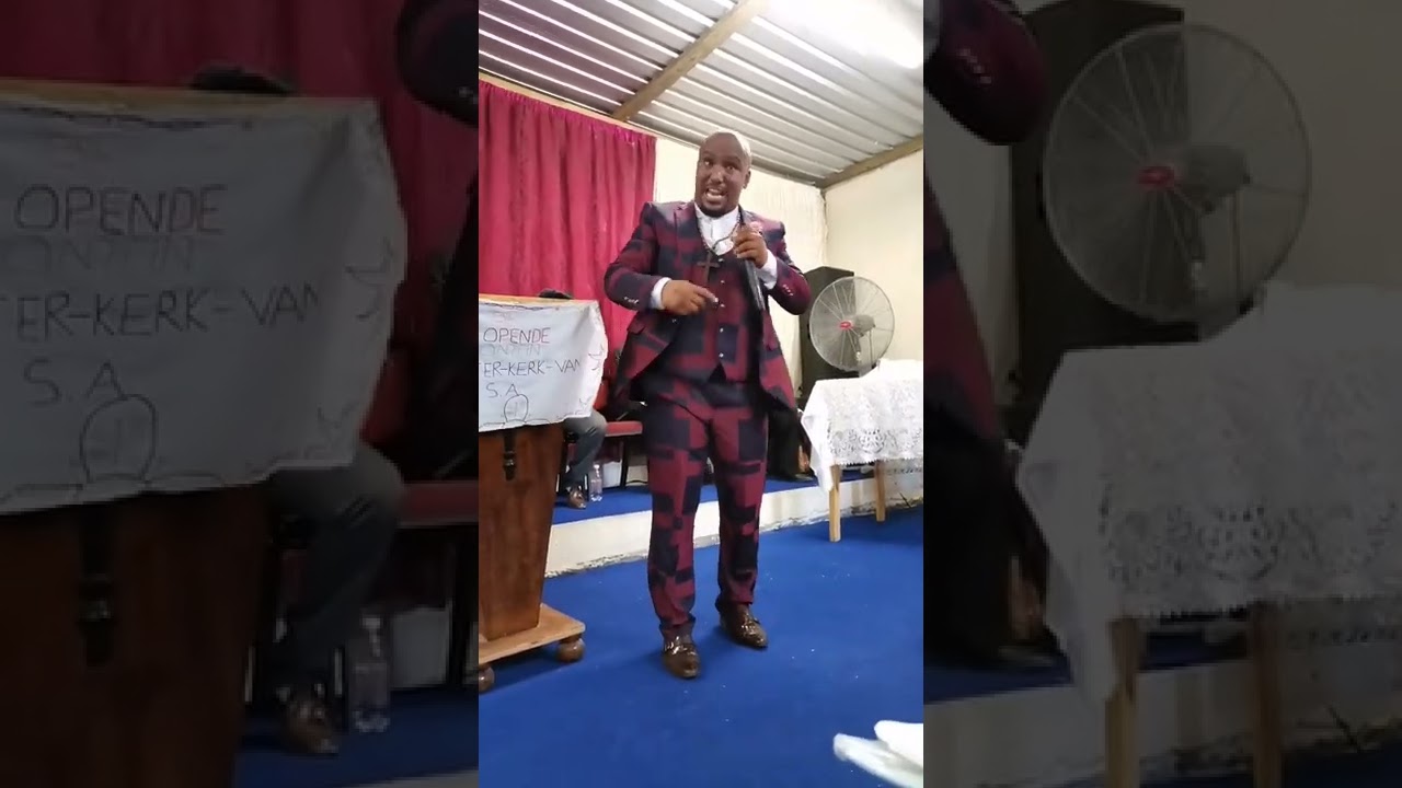 pinkster preek APOSTLE OKTOBER (GEOPENDEFONTEIN LOOF DIE HERE VEREENDIGDE KERK VAN GOD)