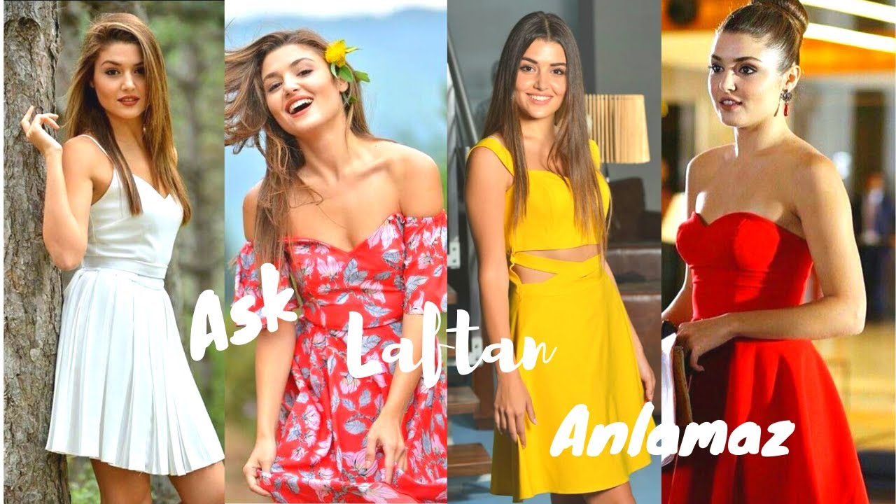 أجمل اطلالات الجميلة هاندا ارتشيل 💜 من مسلسلها الحب لا يفهم الكلام 💜حياة و مراد💜 ask laftan anlamaz💜