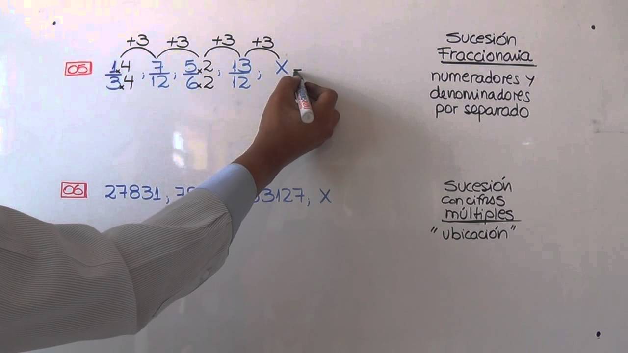 SUCESIONES NUMERICAS Y LITERALES