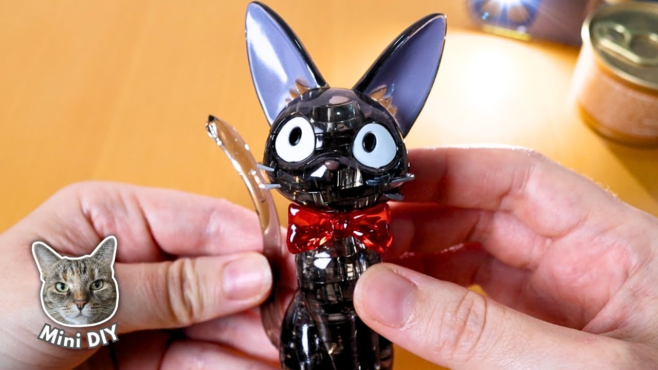 Making The Jiji Crystal Puzzle From Kiki's Delivery Service 🎀 ASMR Studio Ghibli