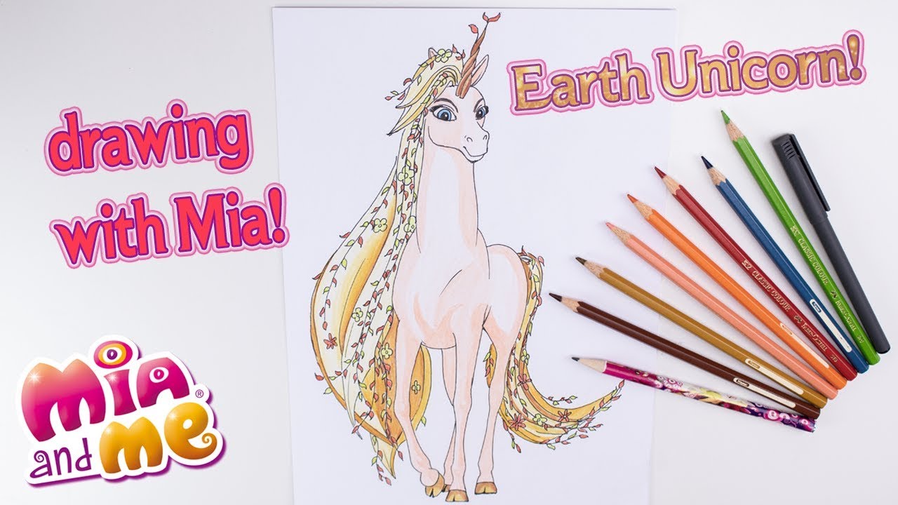 Earth Unicorn - Drawing with Mia - Mia and me ✍😀