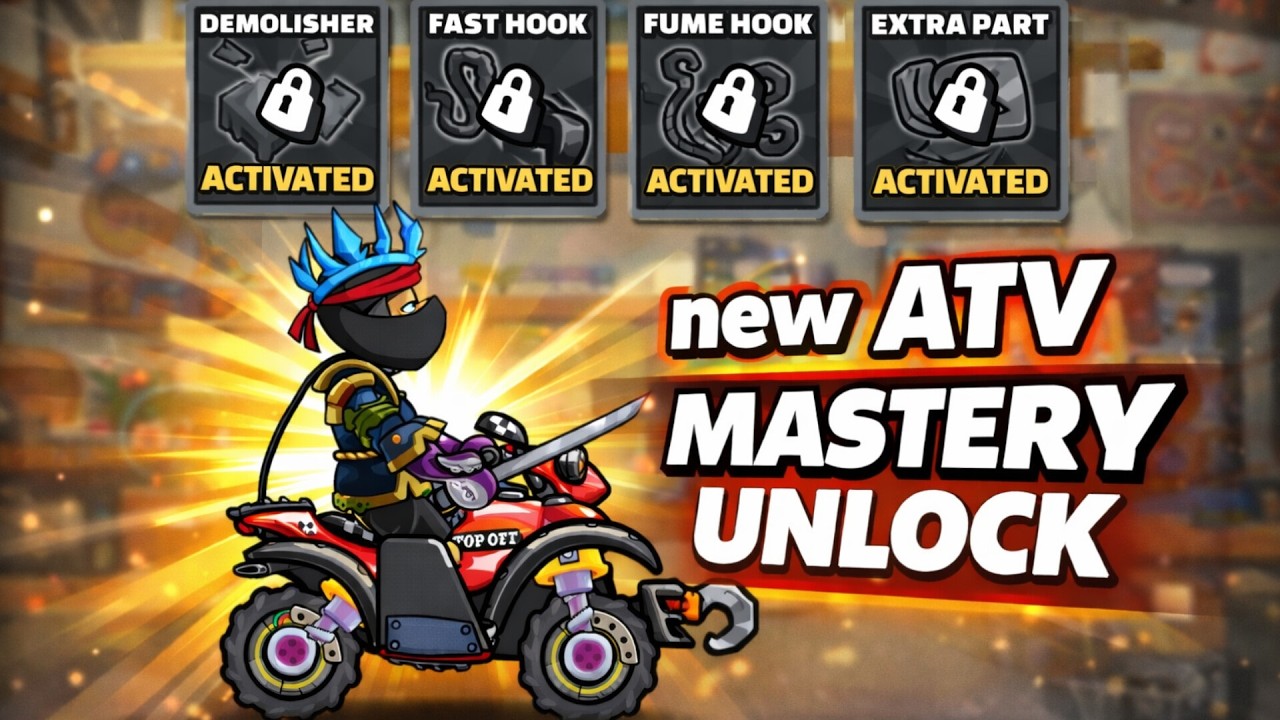 New ATV Mastery unlocked, how to gain more xp fast, new mastery unlocked