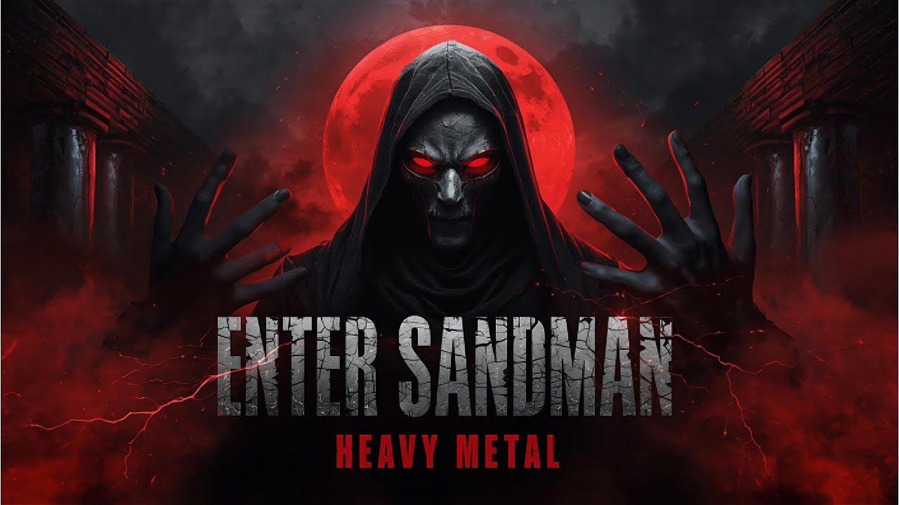Metallica Inspired Enter Sandman | Dark Heavy Metal Nightcore | Hard Rock Power Anthem