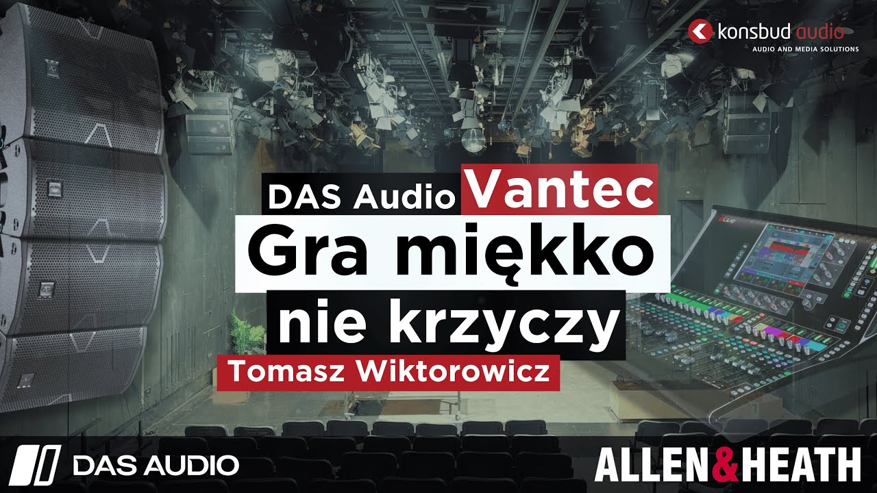 🔊 System nagłośnieniowy DAS Audio VANTEC | Teatr Nowy Łódź #audio