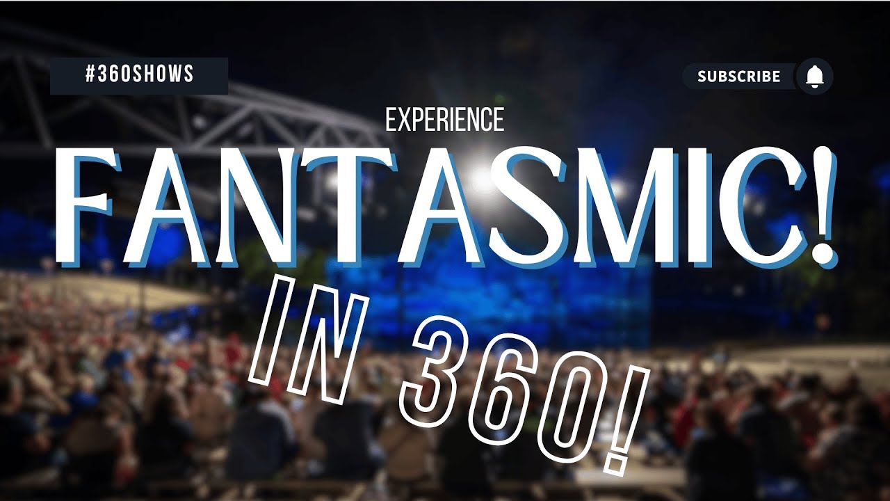 🌟 Fantasmic! 360° Experience | FULL Nighttime Show at Disney’s Hollywood Studios 🌟