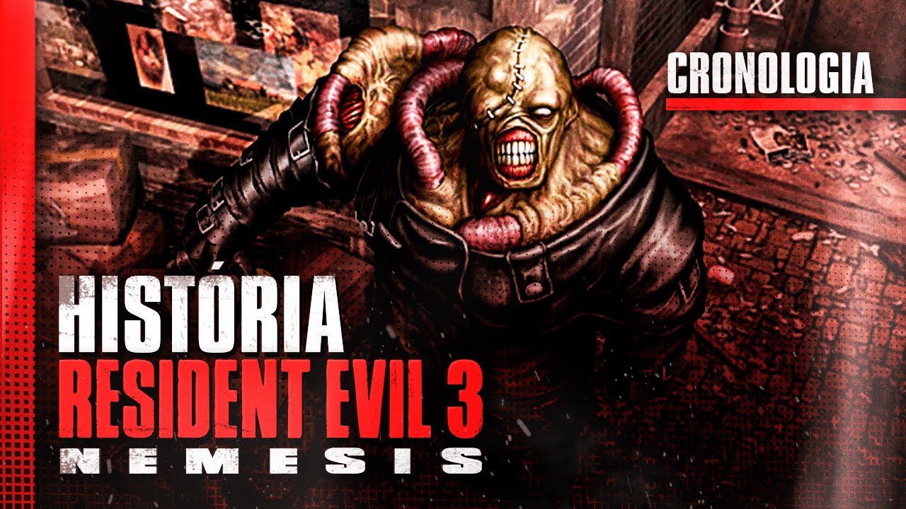 RESIDENT EVIL 3: NEMESIS: A HISTÓRIA COMPLETA em 1 VÍDEO