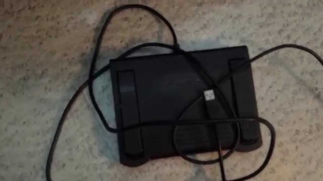 Infinity Foot Pedal IN-USB-1 for Audio/Video Control for Transcription + Ergonomics