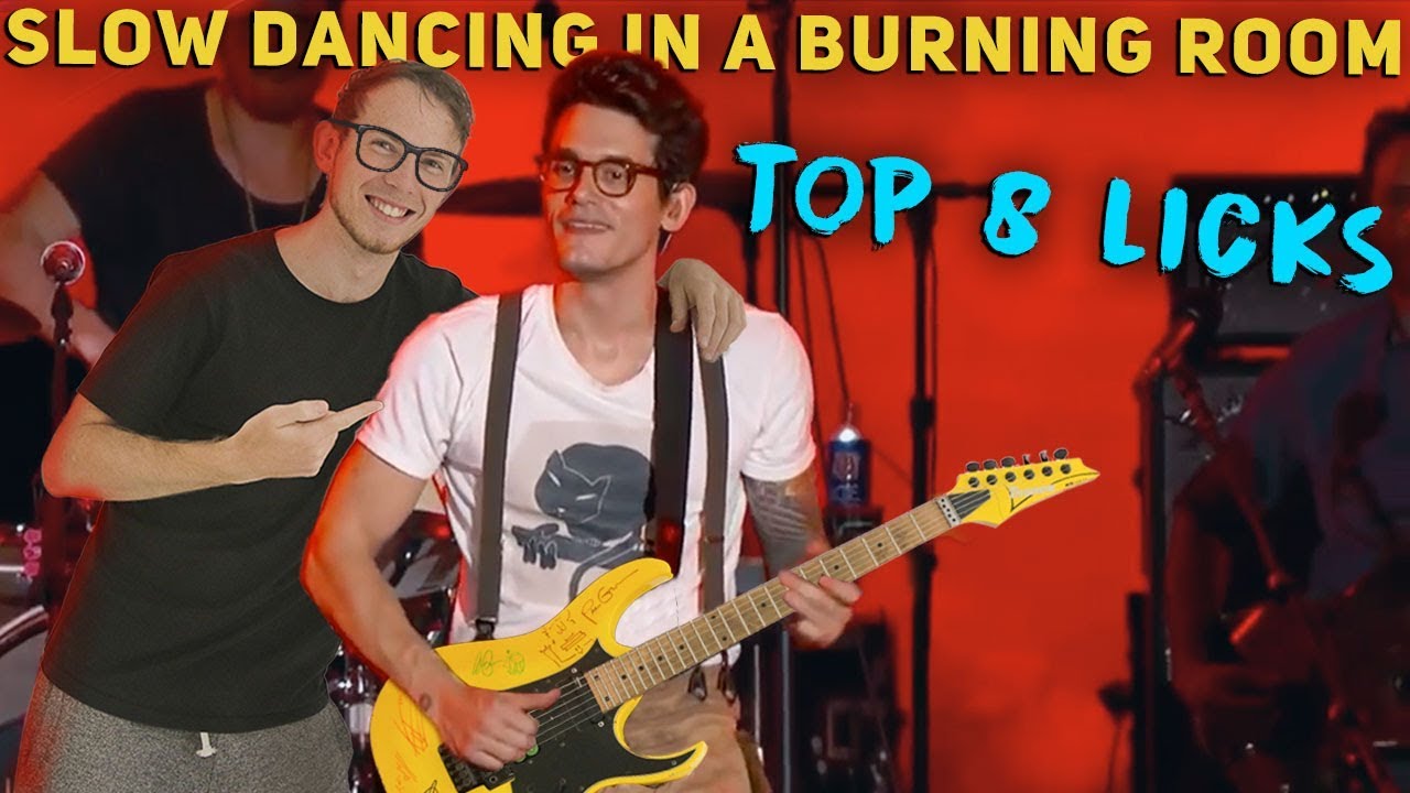 BEST 8 LICKS: Slow Dancing In A Burning Room Solo 