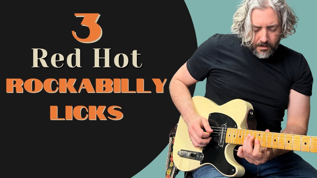 3 потрясающих рокабилли-гитарных фразы #rockabilly #guitarlicks