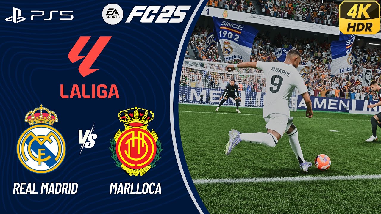 REAL MADRID VS MARLLOCA | LA LIGA 25/26 [4K60]