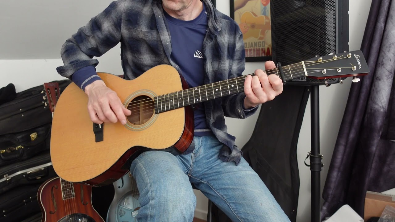 Eastman E10 -OM TC.  Bluesy noodling !