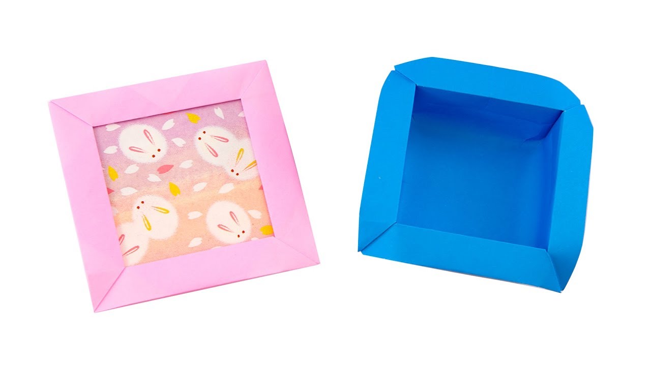 Origami Pop-Up Frame Box - Picture Frame - Paper Kawaii