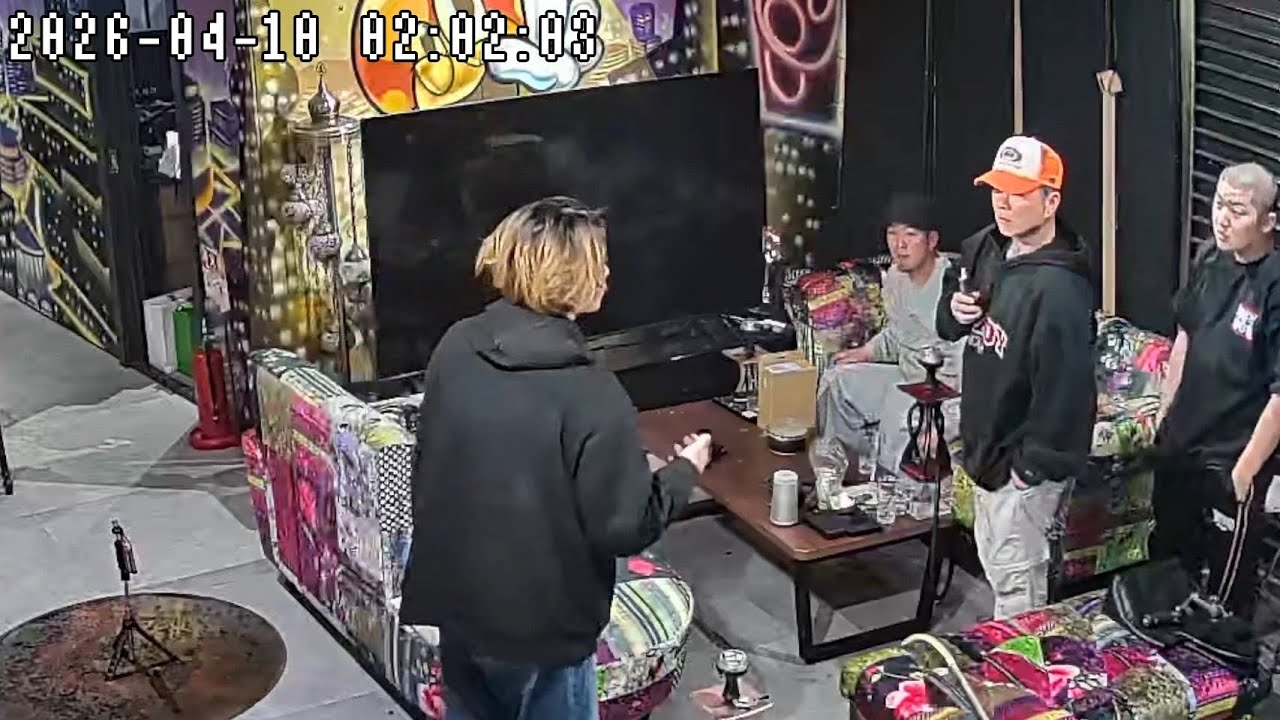 アンチが不法侵入してきた時の監視カメラの映像を公開します