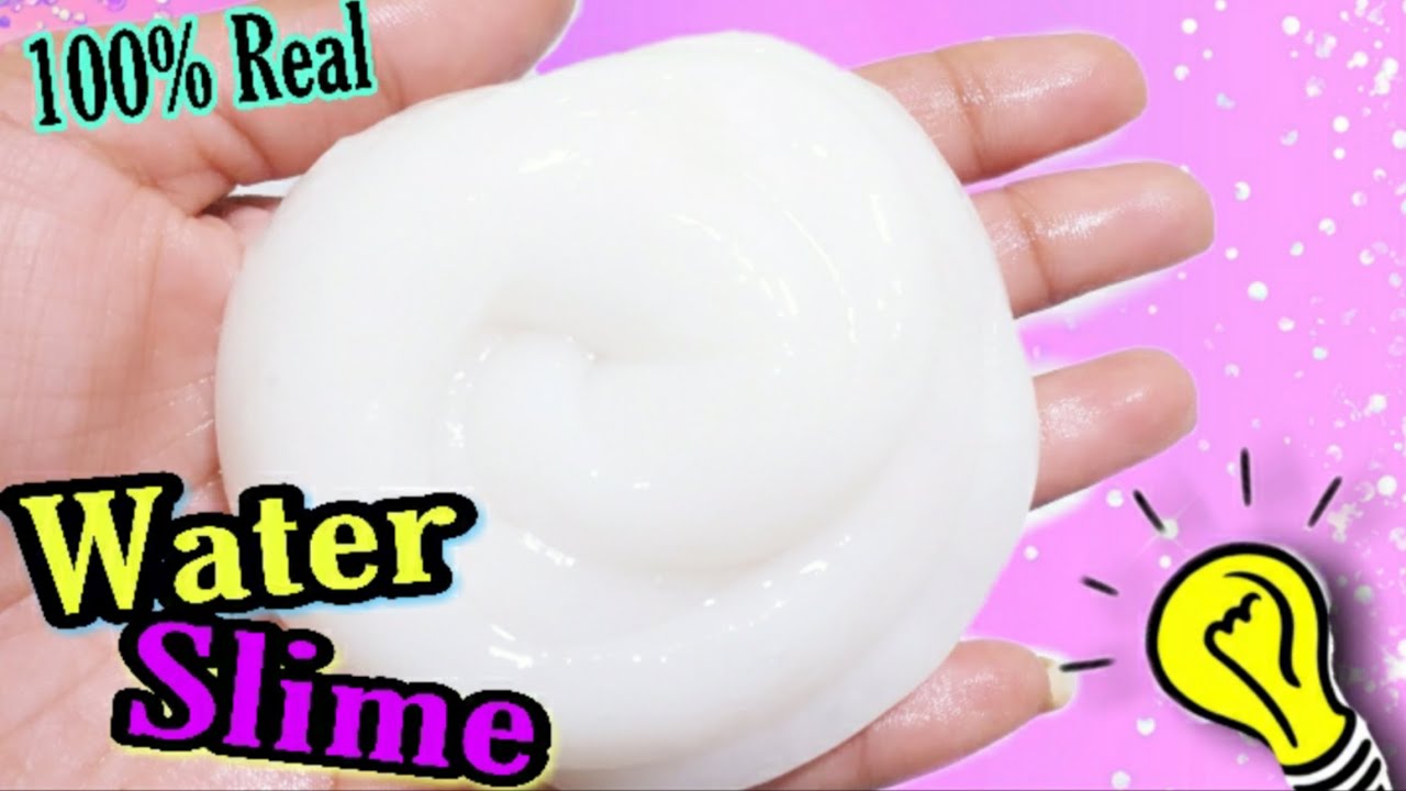 Water Slime 😍How To Make Water Slime without Borax👻No Borax Slime | DIY Water Slime #ironystar