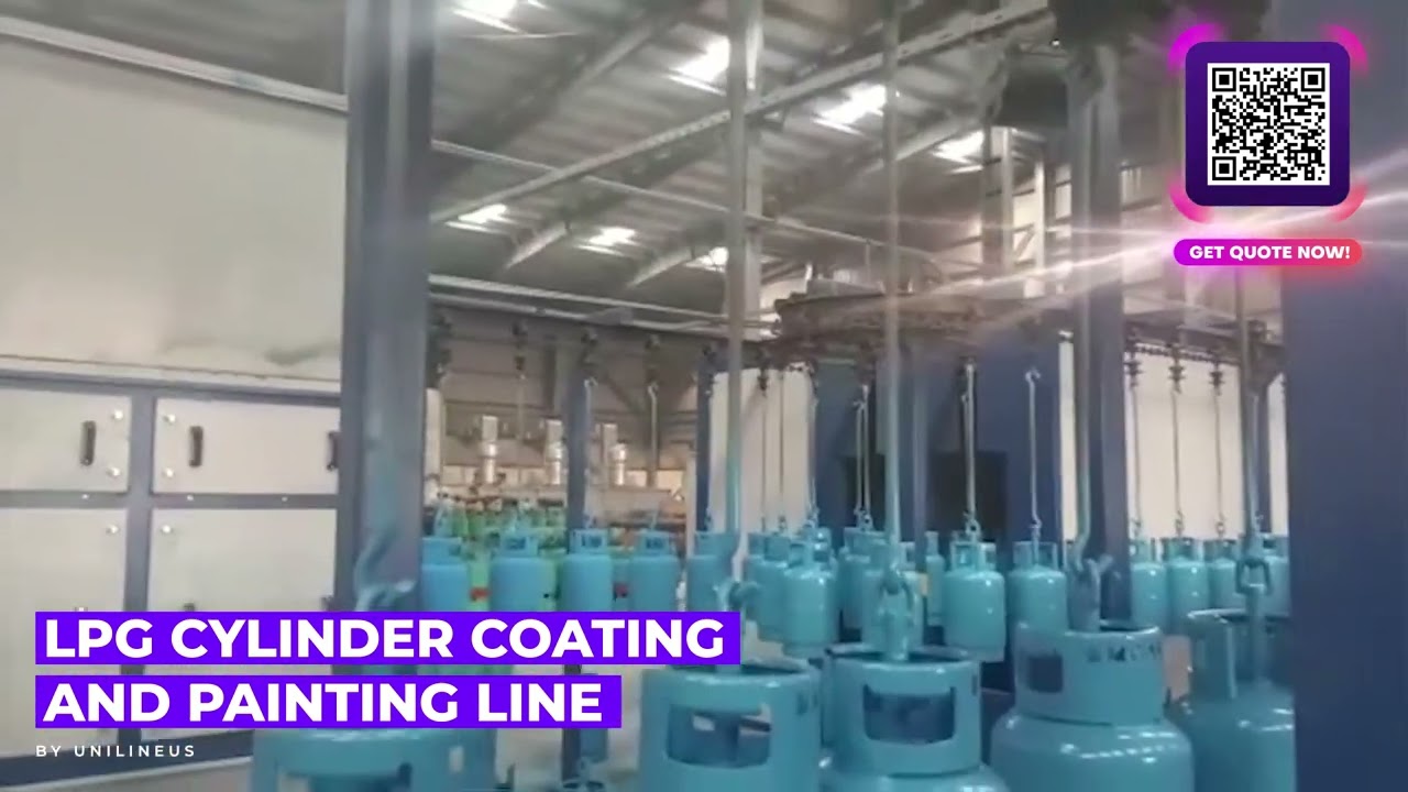 LPG Cylinder Coating & Painting Line &ndash; High-Quality Protection & Durability!
