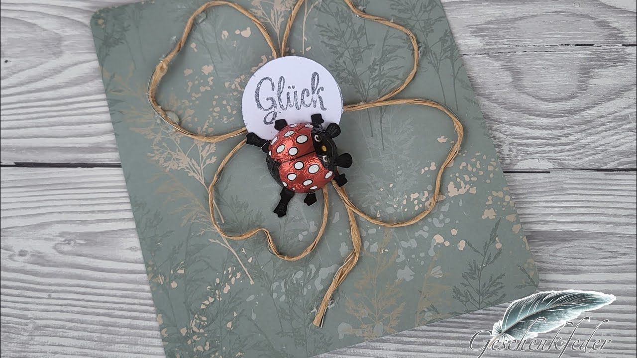 Kleeblatt aus Papierdraht | 1381. DIY-Kreativ-Idee