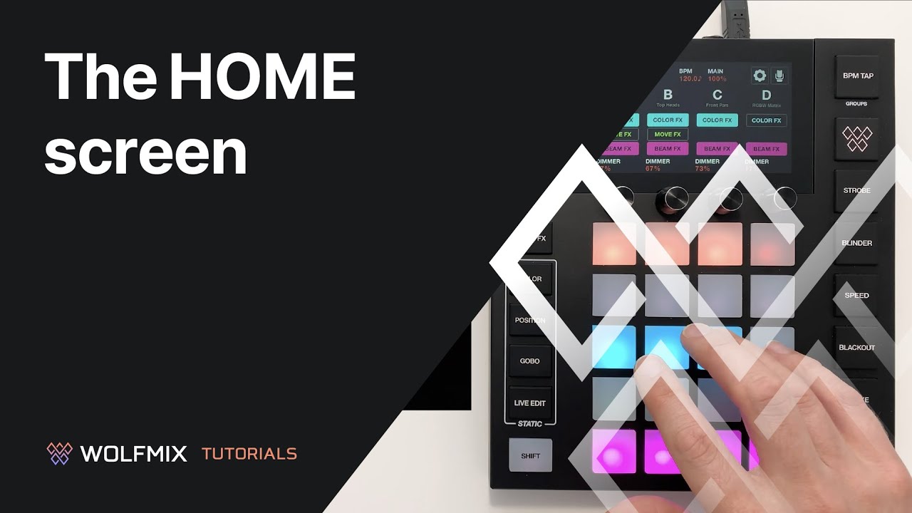 The HOME screen