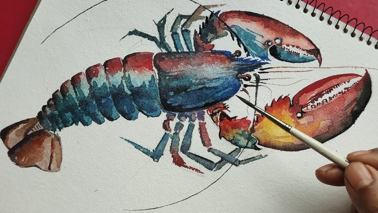 Drawing a Lobster While Tripping on LSD