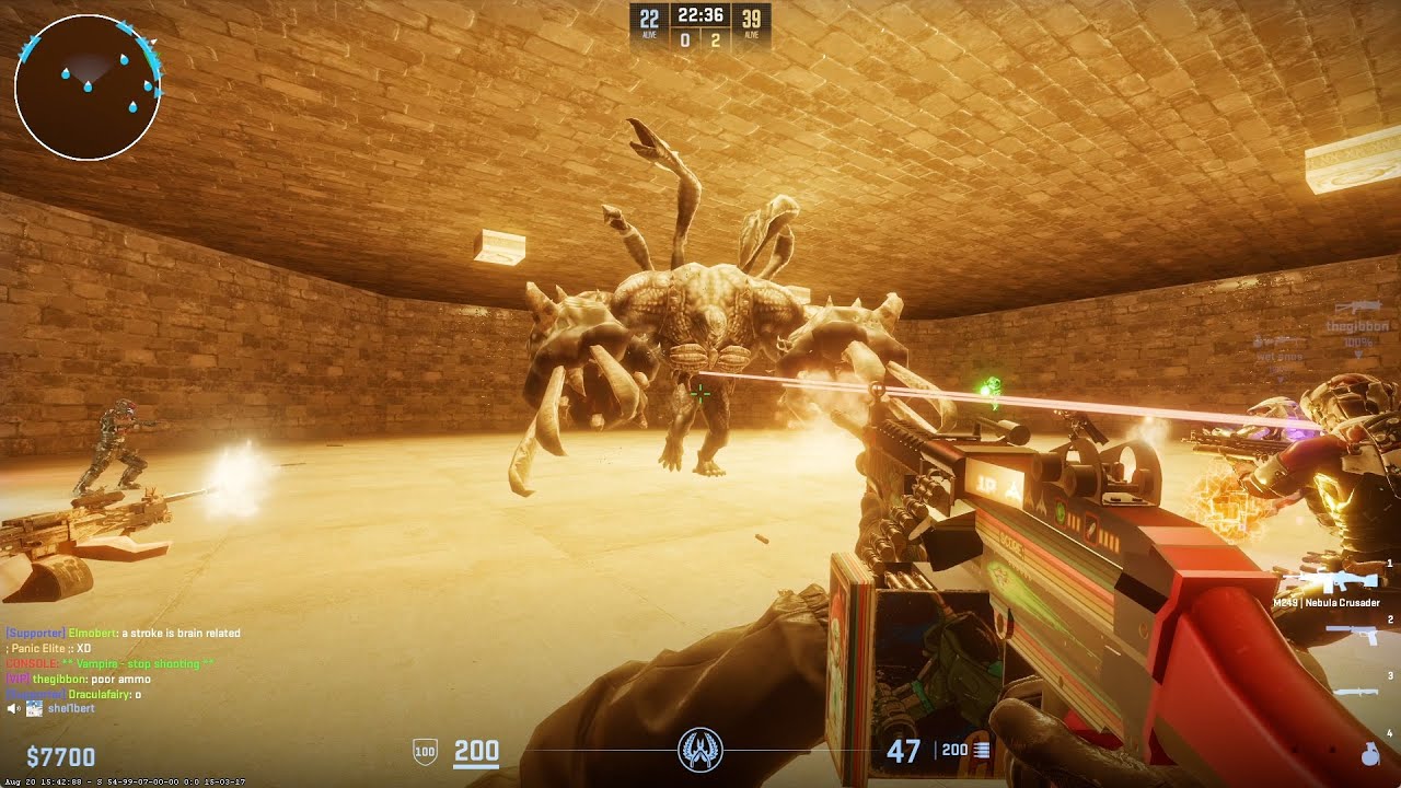 CS2 Zombie Escape ze_forsaken_temple (All Stages) On GFL