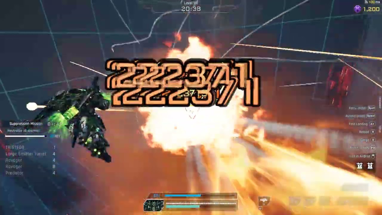 Mechabreak: What Spectral Nexus Endless stage 110 looks like! First run with inferno in endless