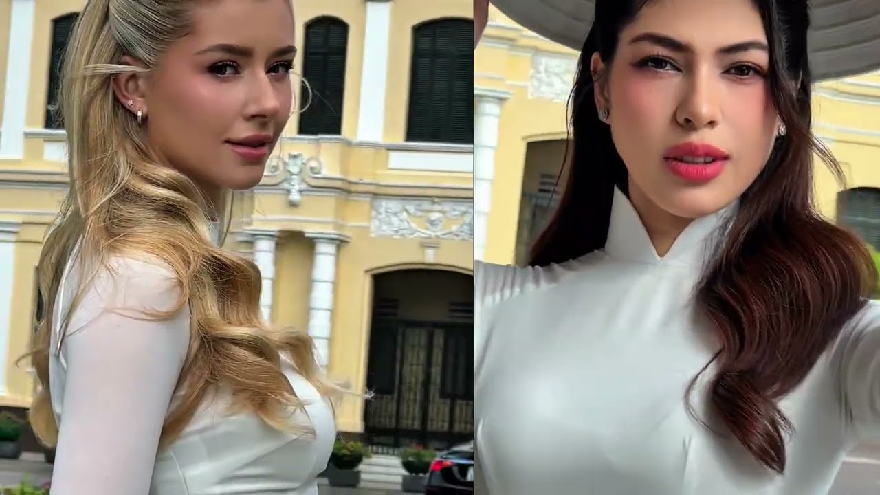 Miss Cosmo 2025 Runner-Up Chelsea Fernandez | 12th HCMC Ao Dai Festival (Elegance in White) 