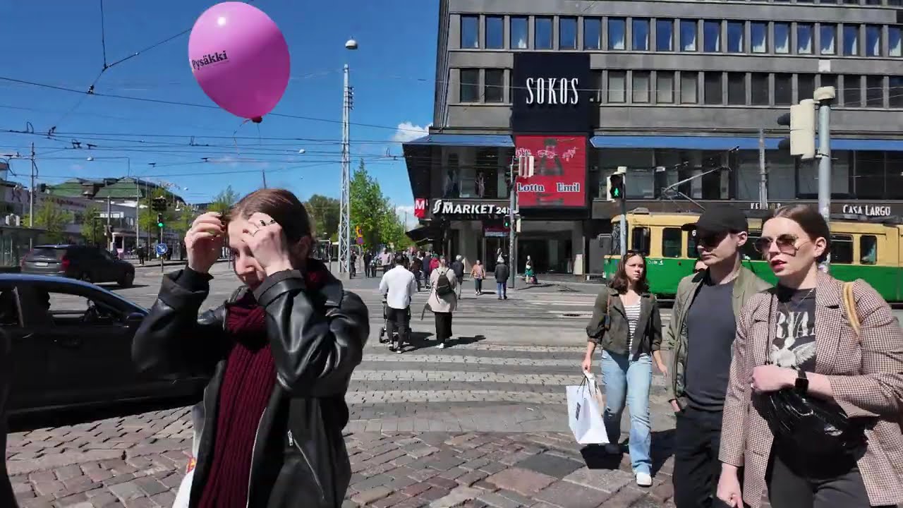 Helsinki Summer has arrived 🇫🇮 Magical Summer Walk in Finland | 4K Nordic Slow TV