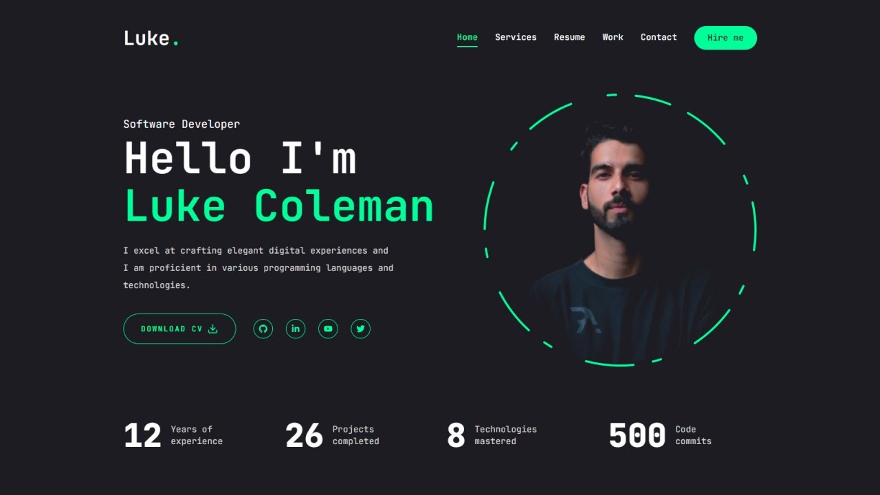 Build and Deploy a Portfolio Website Using Next JS, Tailwind CSS & Framer Motion