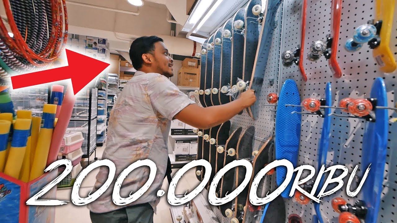 SKATEBOARD 200 RIBU DOANG & BELANJA KEPERLUAN BENGKEL | #MasArindJurnal Episode 162