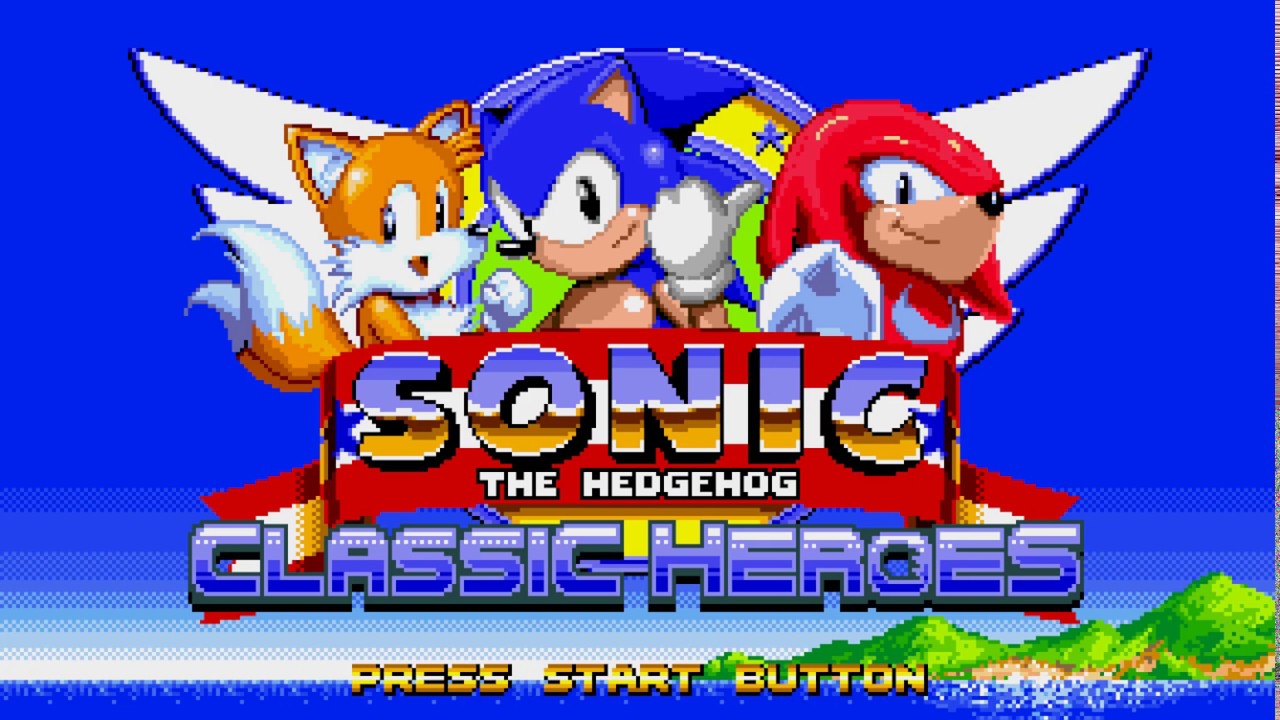 Sonic Classic Heroes: Sonic the Hedgehog 2 3 player Netplay 60fps