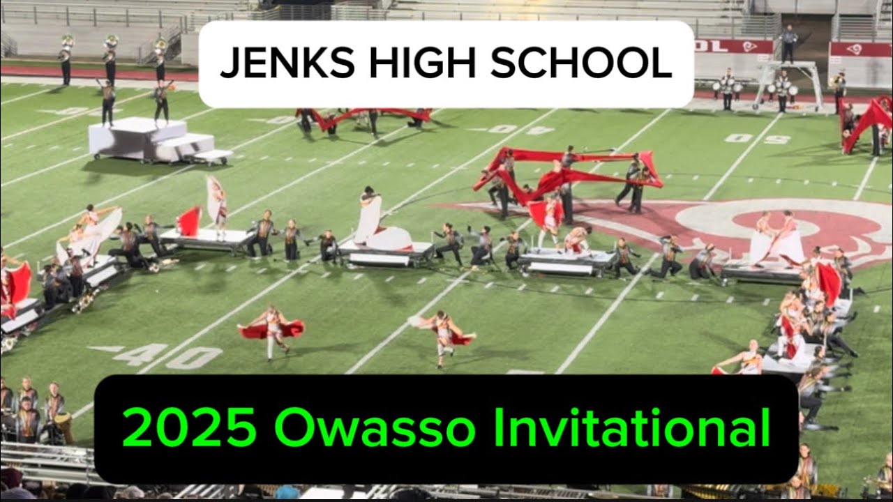 Jenks High School Marching Band ~ 2025 Owasso Invitational 