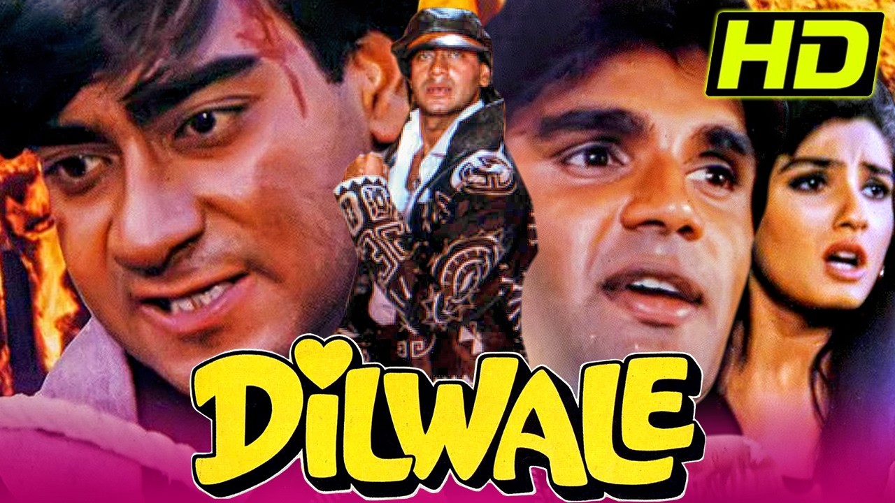 दिलवाले (HD) - अजय देवगन और रवीना टंडन की सुपरहिट रोमांटिक बॉलीवुड मूवी | Dilwale 1994 Movie
