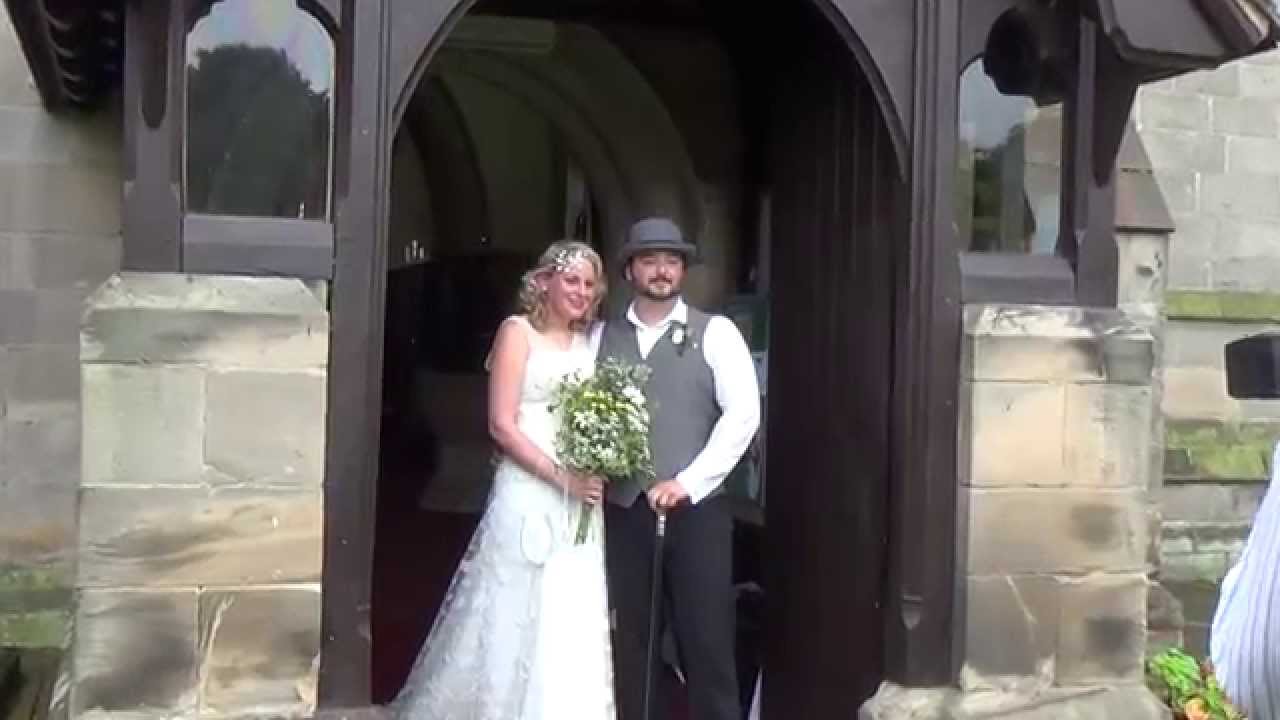Mr & Mrs Sheen's Wedding - Leaving the Church - Bells Ringing