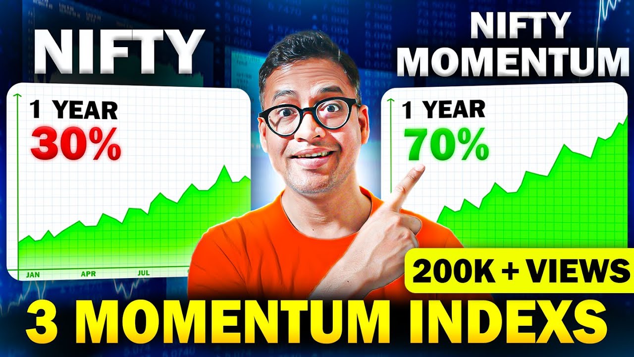 3 MOMENTUM Indexes - LONG TERM Investing - Rahul Jain Analysis #index #investing